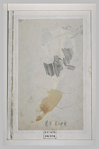 Buste de femme, de profil ; traits_0