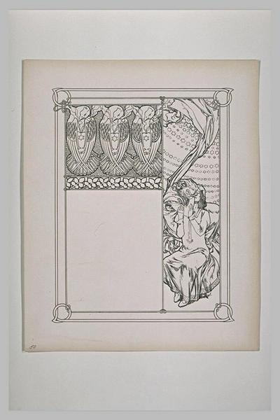 Etude pour Ilsée, chapitre IV : Couple se donnant un baiser_0