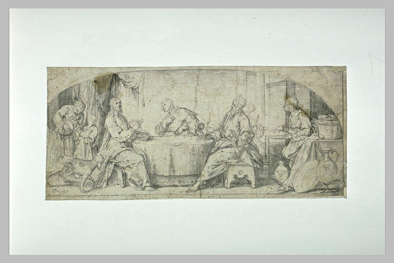 Cène à Emmaüs ; Pèlerins d'Emmaüs (autre titre)_0