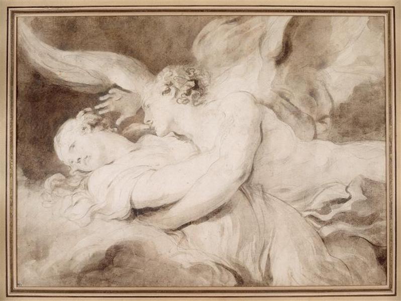 Psyché et l'Amour ou Borée et Orythie_0