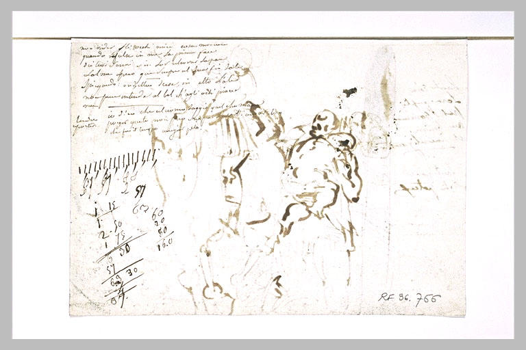 Annotation manuscrite en italien et annotations chiffrées_0