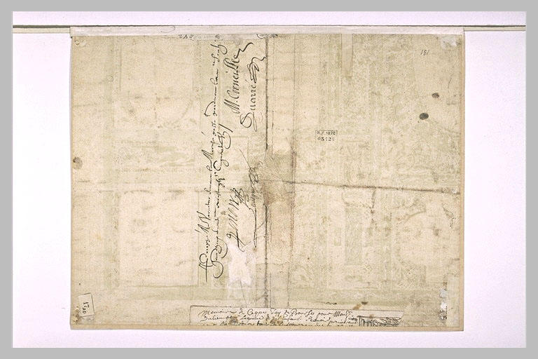 Annotation manuscrite et fragment d'une composition_0