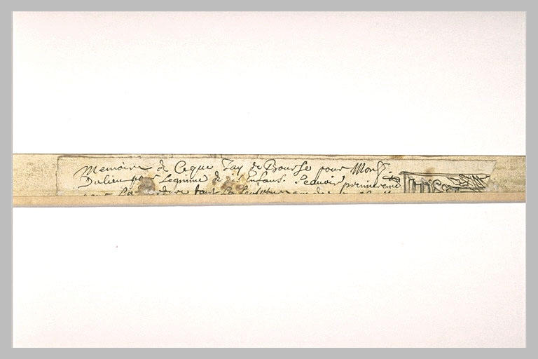 Annotation manuscrite et fragment d'une composition_1