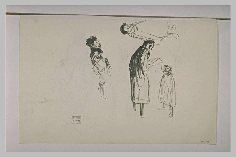 Quatre études de personnages_0