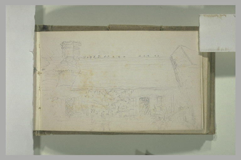 Figure debout (?) ; annotations mauscrites_0
