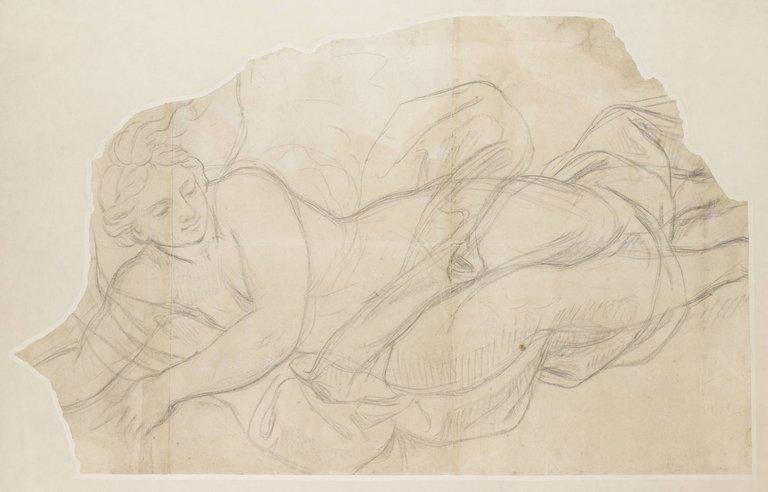 Femme allongée, volant_0