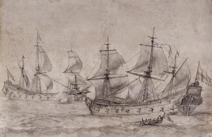 DEUX VAISSEAUX SOUS VOILES_0
