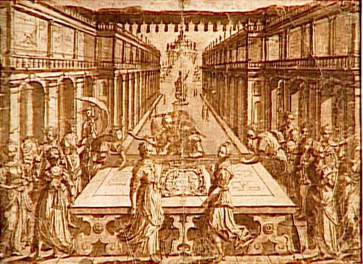 LES SEPT ARTS LIBERAUX HONORANT LES ARMES DU ROYAUME DE POLOGNE, Matthäus Greuter, 1605