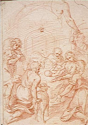 LA NATIVITE, DITE AUSSI L'ADORATION DES BERGERS, Jean Boucher, 1610
