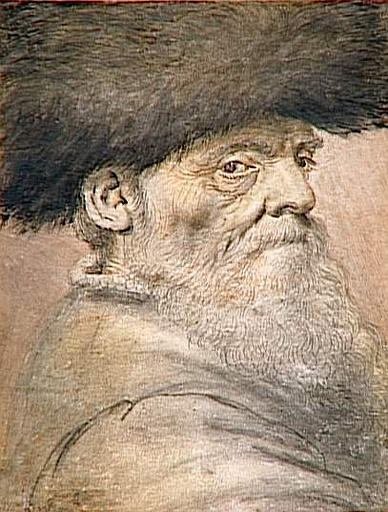TETE D'HOMME COIFFE D'UNE TOQUE, Nicolas Lagneau, 17e siècle