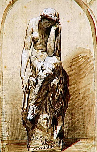LA MELANCOLIE, Jean-Baptiste Clesinger, 19e siècle