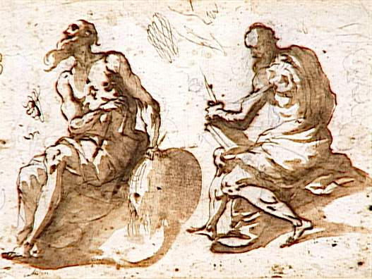 DEUX ETUDES DE SAINT JEROME, Alessandro Maganza