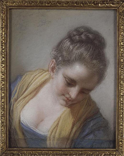 TETE DE FEMME, Benedetto Luti, 1719