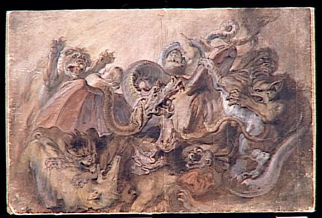 LES MONSTRES DE L'ENFER, Petrus Paulus Rubens, 16e siècle, 17e siècle