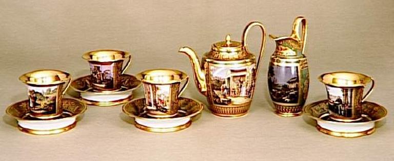 Déjeuner des Cinq Sens : tasse, le Goût et les assaisonnements_1