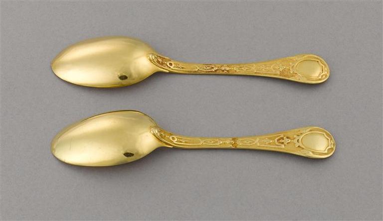 Nécessaire à thé du Régent, Philippe d'Orléans : cuillère_0