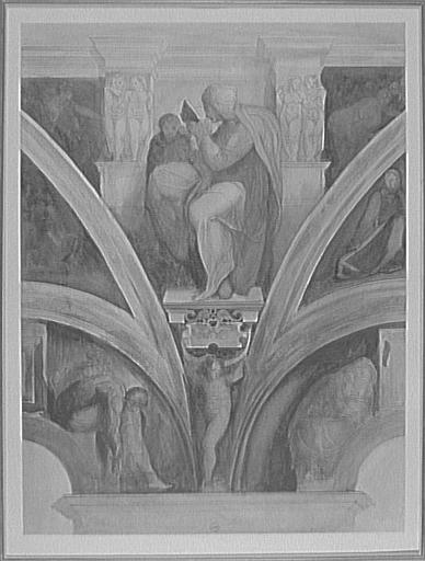 Copie d'après Michel-Ange : Sibylle de Perse (chapelle Sixtine, Vatican)_1