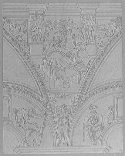 Copie d'après Michel-Ange : Prophète Jérémie (chapelle Sixtine, Vatican)_1