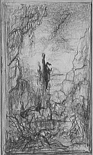 Étude de composition pour Hercule et l'Hydre_0