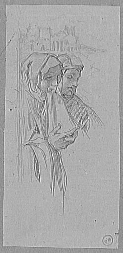 Deux femmes pleurant_0