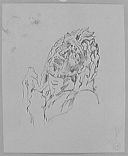 Étude pour la tête de Tyrtée_0