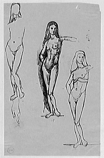 Feuille d'études pour Médée_0