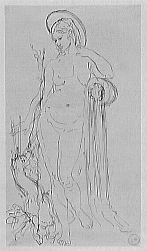 Étude pour la femme et Licorne_0