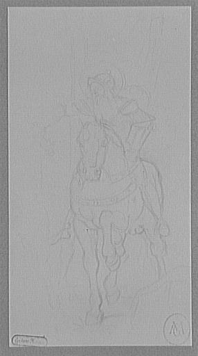 Copie d'après Gozzoli : Abraham victorieux des Assyriens, détail (Campo Santo, Pise)_0