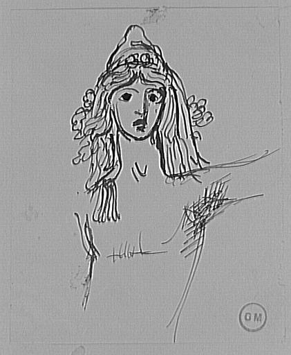 Étude de tête et buste de Jason pour les Argonautes_0