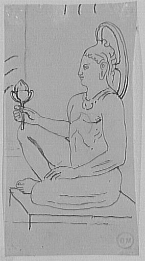 Étude de Bouddha pour Le Triomphe d'Alexandre_0
