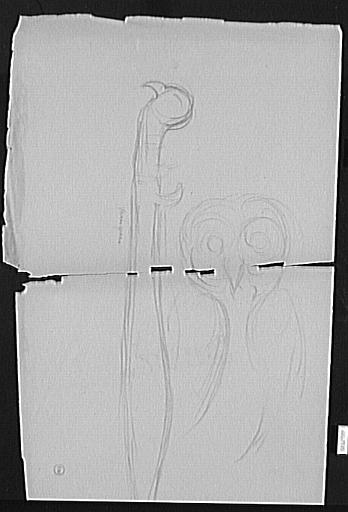 Études d'objet à tête d'oiseau et de chouette_0