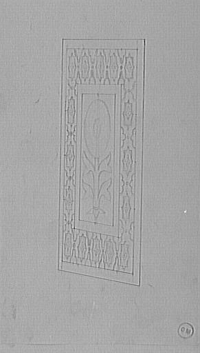 Etude de tapis ou mosaïque orientale_0