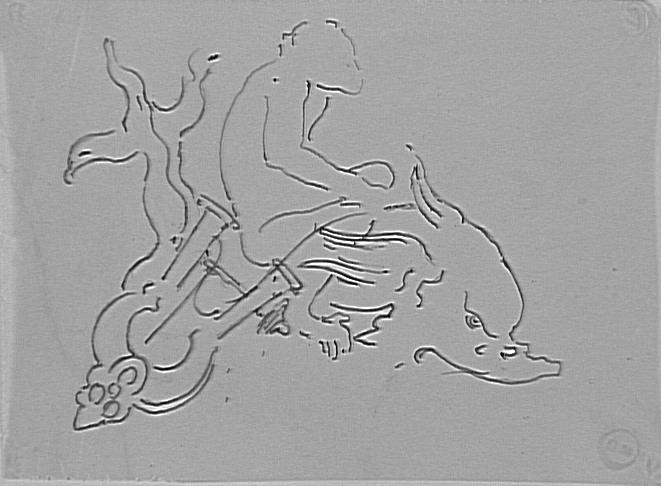 Étude pour Le Singe et le Dauphin_0