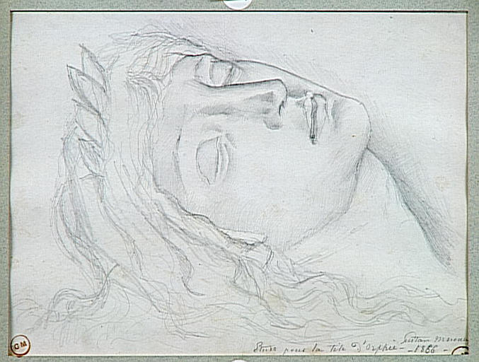 Étude pour la tête d'Orphée_0