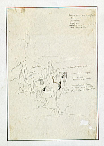 Carnet d'études orientales. Départ de chasse au faucon_0