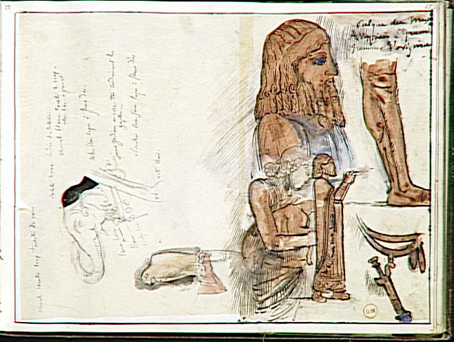 Carnet d'études orientales. Feuille d'études diverses_0
