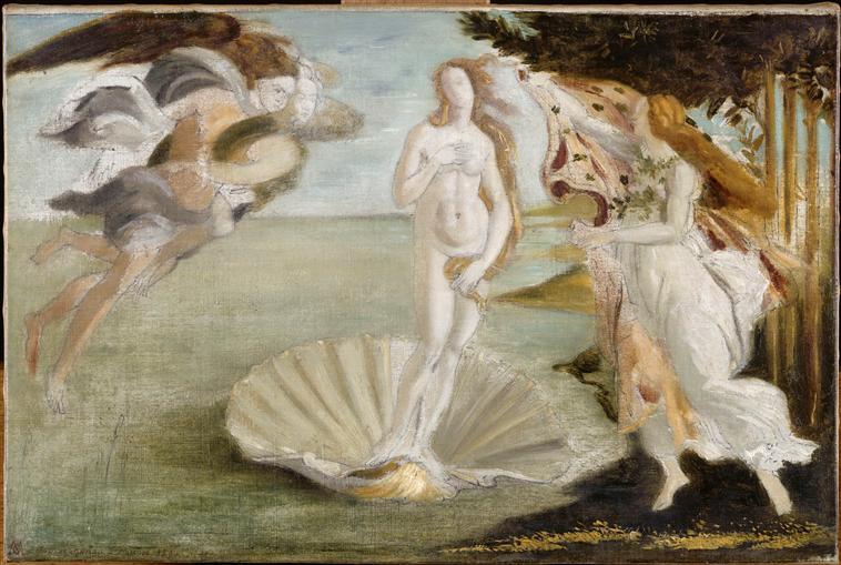 Naissance de Vénus, copie d'après Botticelli_0