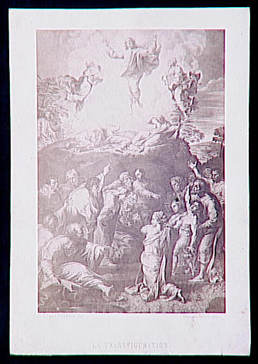 Reproduction du tableau de Raphaël, La Transfiguration_0