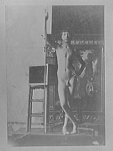 Modèle masculin dans l'atelier de Gustave Moreau : pose pour Les Argonautes_0