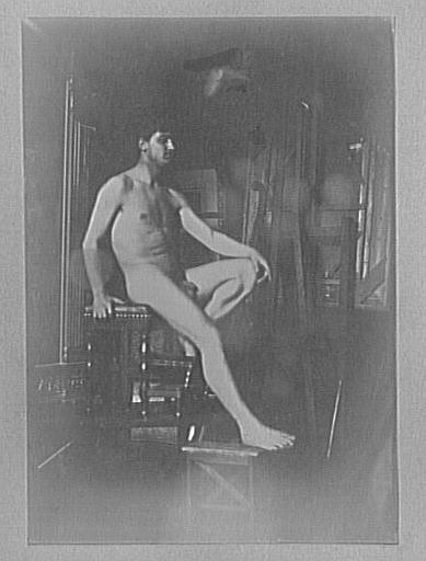 Modèle masculin dans l'atelier de Gustave Moreau : pose pour Les Argonautes_0