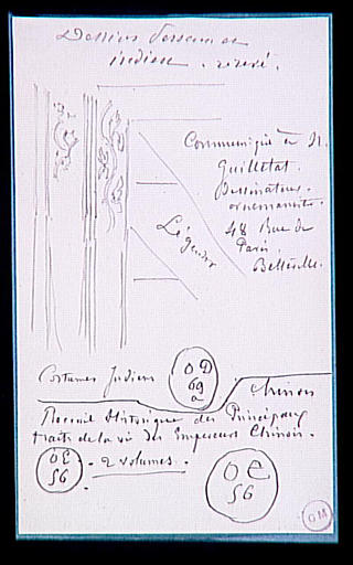 Copie d'après des motifs orientaux_0