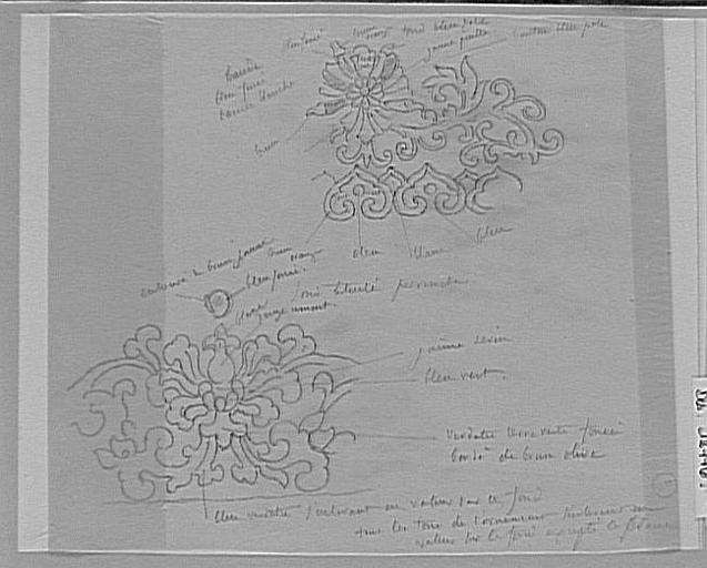Études d'après des motifs décoratifs orientaux_0