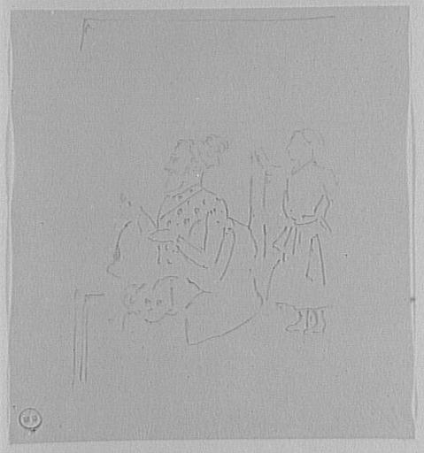 Études d'après des miniatures persanes_0