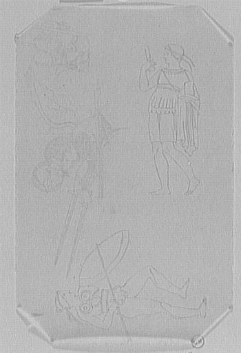 Étude de deux soldats grecs_0