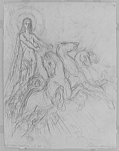 Étude pour le char d'Apollon dans Phebus-Apollon_0