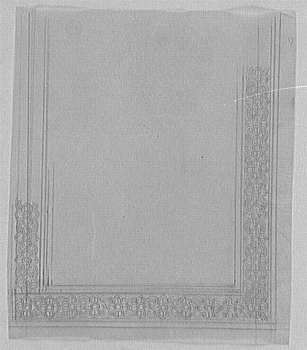 Étude de cadre orné de quadrilobes_0