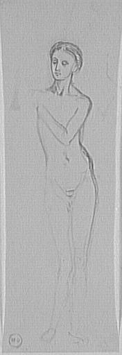 Étude de femme nue pour Médée pour Jason et Médée_0