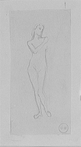 Étude de femme nue pour Médée pour Jason et Médée_0