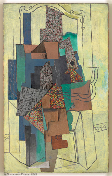 Homme à la cheminée, Pablo Picasso, 1916