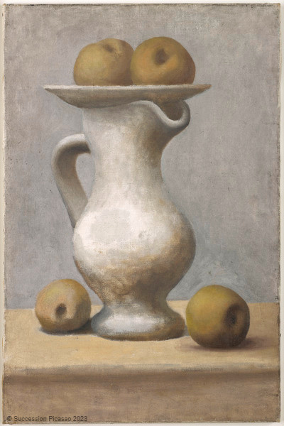 Nature morte au pichet et aux pommes_0
